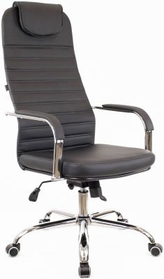 Кресло для руководителя Everprof EP 708 TM EP-708 tm PU Black черная экокожа