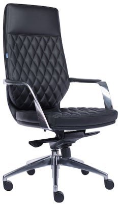 Кресло для руководителя Everprof Рома / Roma EP-752 PU Black черная премиум экокожа