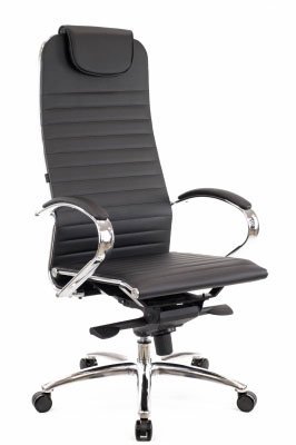 Кресло для руководителя Everprof Дэко / Deco EP Deco PU Black черная экокожа