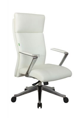 Кресло для руководителя Riva Design Дали / Dali A1511 белая кожа