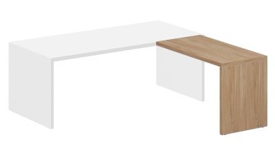 Стол приставной боковой 1200x600x750/ OL-20-06.GN/ цвет: гикори натуральный