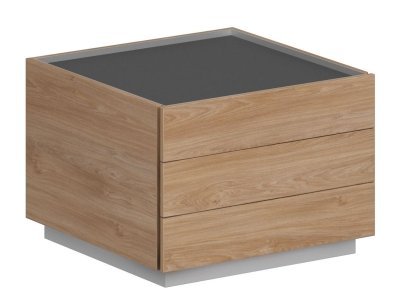 Тумба опорная 2 800x800x569/ OL-20-11.GN.GN/ корпус: гикори натуральный, фасады:гикори натуральный