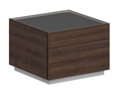 Тумба опорная 2 800x800x569/ OL-20-11.DT.DT/ корпус: дуб табак, фасады:дуб табак