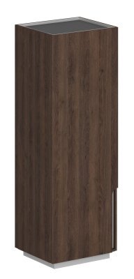 Шкаф 631x550x1860, левый/ OL-20-16.DT.DT.L/ корпус: дуб табак, фасады:дуб табак
