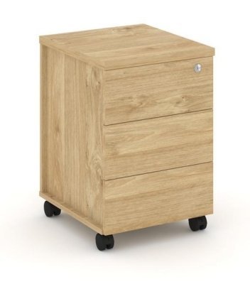 Стайл Проджект Тумба мобильная з/с ЛДСП SN.TM-006 Тиквуд Светлый 416*460*611