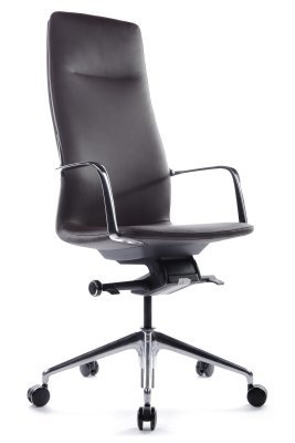 Кресло для руководителя Riva Design Плаза / Plaza FK004-A13 тёмно-коричневая кожа