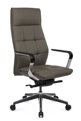 Кресло для руководителя Riva Design Классик A2116 серая кожа