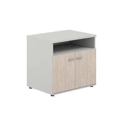 Тумба сервисная 802х600х750 с нишей, 2 фасадами