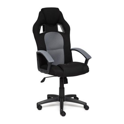 Геймерское кресло TetChair ДРАЙВЕР черно-серое / DRIVER black-grey
