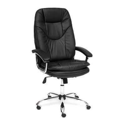 Кресло для руководителя TetChair  СОФТИ Люкс черное / SOFTY LUX black