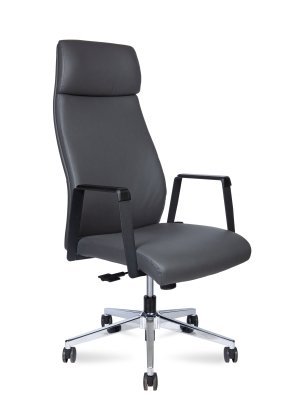 Кресло для руководителя Norden Арко грэй / Arco grey H5017 grey серая премиум экокожа