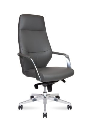 Кресло для руководителя Norden Капитал грэй/ Capita lGrey L326HCA-Grey серая премиум экокожа