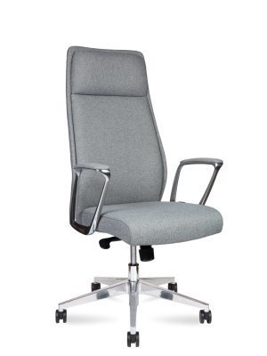 Кресло для руководителя Norden Ливерпуль грэй CF / Liverpool grey fabric CF L347HCA-grey fabric серая ткань
