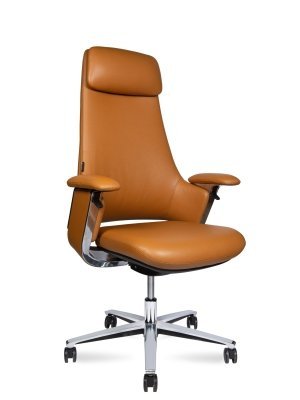 Кресло для руководителя Norden Йорк-1 браун / York-1 brown CH-336A brown leather песочная кожа