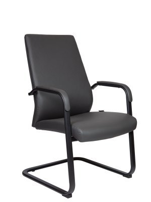 Конференц-кресло Norden Арко CF грэй / Arco CF grey V5017 grey серая премиум экокожа