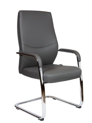 Конференц-кресло Norden Давос грэй CF / Davos CF Grey L331LCA-CF-Grey серая премиум экокожа