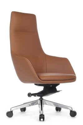 Кресло для руководителя Riva Design Соул / Soul  A1908 светло-коричневая кожа