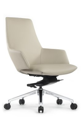 Кресло для персонала Riva Design Спелл-М / Spell-M B1719 светло-серая кожа