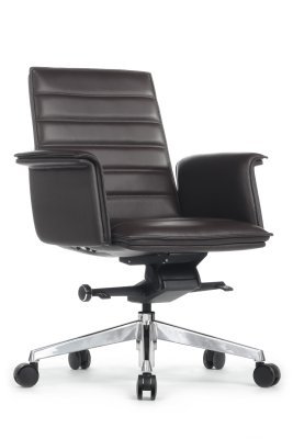 Кресло для персонала Riva Design Рубенс-М / Rubens-M B1819-2 темно-коричневая кожа