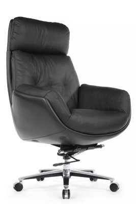 Кресло для руководителя Riva Design Марко / Marco LS-262A черная кожа