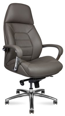 Кресло для руководителя Norden Порше / Porsche F181 DARK GRAY LEATHER темно-серая кожа