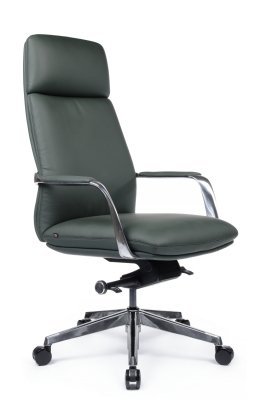 Кресло для руководителя Riva Design Пабло / Pablo A2216-1 зелёная кожа