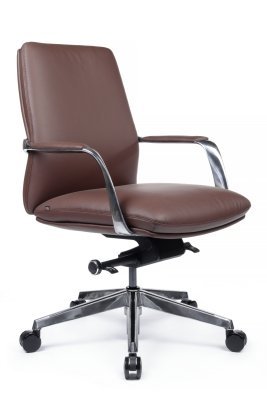 Кресло для персонала Riva Design Пабло-М / Pablo-M B2216-1 коричневая кожа