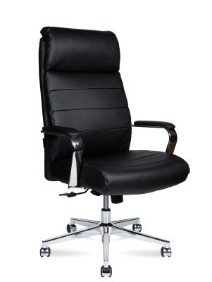 Кресло для руководителя Norden Атлант блэк / Atlant black EQ-5179H black черная премиум экокожа