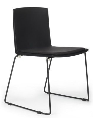 Конференц-кресло Riva Design Симпл / Simple X-19 черный пластик, черная ткань