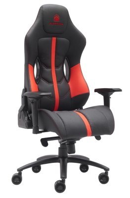 Геймерское кресло Everprof Ягуар / Jaguar EP Jaguar PU Red/Black красная экокожа, черная экокожа