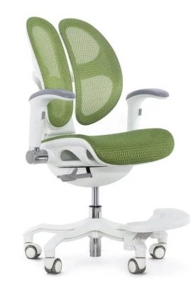 Детское кресло Expert Орто / Orto FDM02-W-Green зеленая сетка