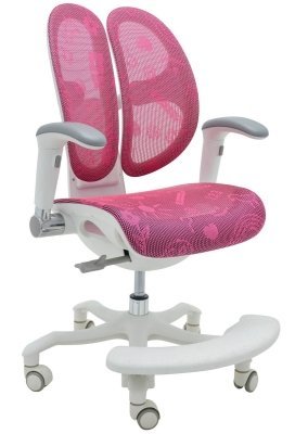 Детское кресло Expert Орто / Orto  FDM02-W-PINK розовая сетка