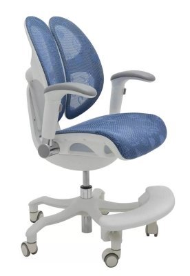 Детское кресло Expert Орто / Orto FDM02-W-BLUE синяя сетка