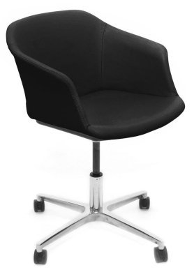 Кресло для переговорной Корфу / Corfu Corfu 265/G Dakota black черная кожа