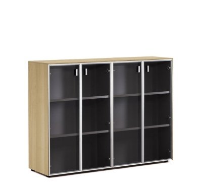 Шкаф для документов Энзо/Enzo, цвет Эвкалипт светлый, размер: 162x44x1195