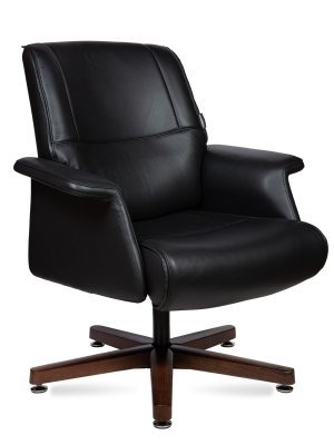 Конференц-кресло Norden Вагнер CF С2067 black leather черная кожа