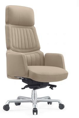 Кресло для руководителя Riva Design Лаворо / LavoroA2411-1 светло-бежевая кожа