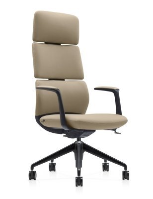 Кресло для руководителя Riva Design Венетто / Venetto FK013-A12 светло-бежевая кожа