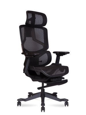Эргономичное кресло Norden Купер блэк / Cooper black EZY-005A черная сетка