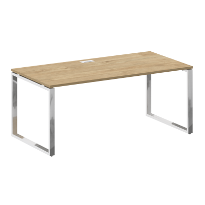 Шифт/Shift Стол руководителя прямой без тумбы SK.SR-180 Тиквуд Светлый 1800*900*753