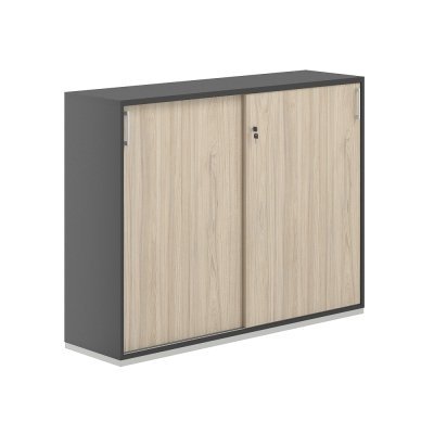 Шкаф-купе 3 ур. 1438х400х1111/ AG.245.AN.AN.AR/ корпус:антрацит, топ-дно:антрацит, фасады:ак.равелло
