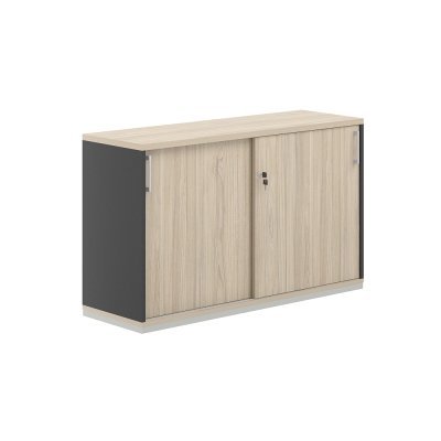 Шкаф-купе 2 ур.  1238х400х750/ AG.241.AN.AR.AR/ корпус:антрацит, топ-дно:ак.равелло, фасады:ак.равелло