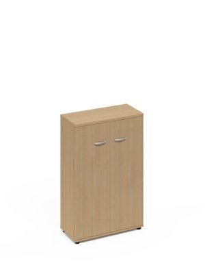 Шкаф средний закрытый натуральный дуб А4/A4, размер: 780x364x1194