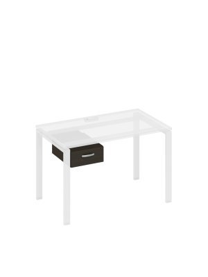 Тумба подвесная 1-ящичная (для стола 70) венге А4/A4, размер: 353x555x152