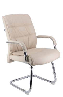 Конференц-кресло Everprof Бонд CF / Bond CF EC-333A CF PU Beige бежевая экокожа