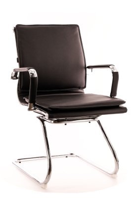 Конференц-кресло Everprof Нэрэй CF / Nerey CF EC-07S PU Black черная экокожа