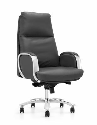 Кресло для руководителя Norden Сенат YS1815A-black черная кожа