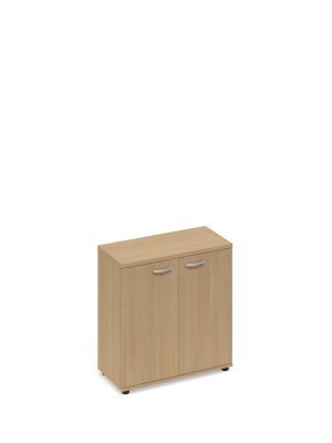 Шкаф низкий закрытый натуральный дуб А4/A4, размер: 780x364x810