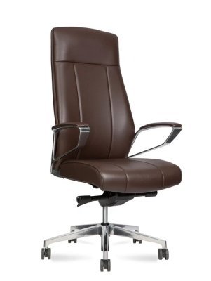Кресло для руководителя Sunon Калм / Calm CKM80SC коричневая кожа