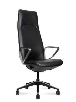 Кресло для руководителя Sunon Атлас / Atlas CAT80SQ черная кожа